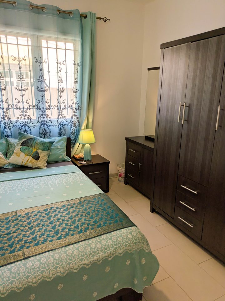 Bedroom storage corner